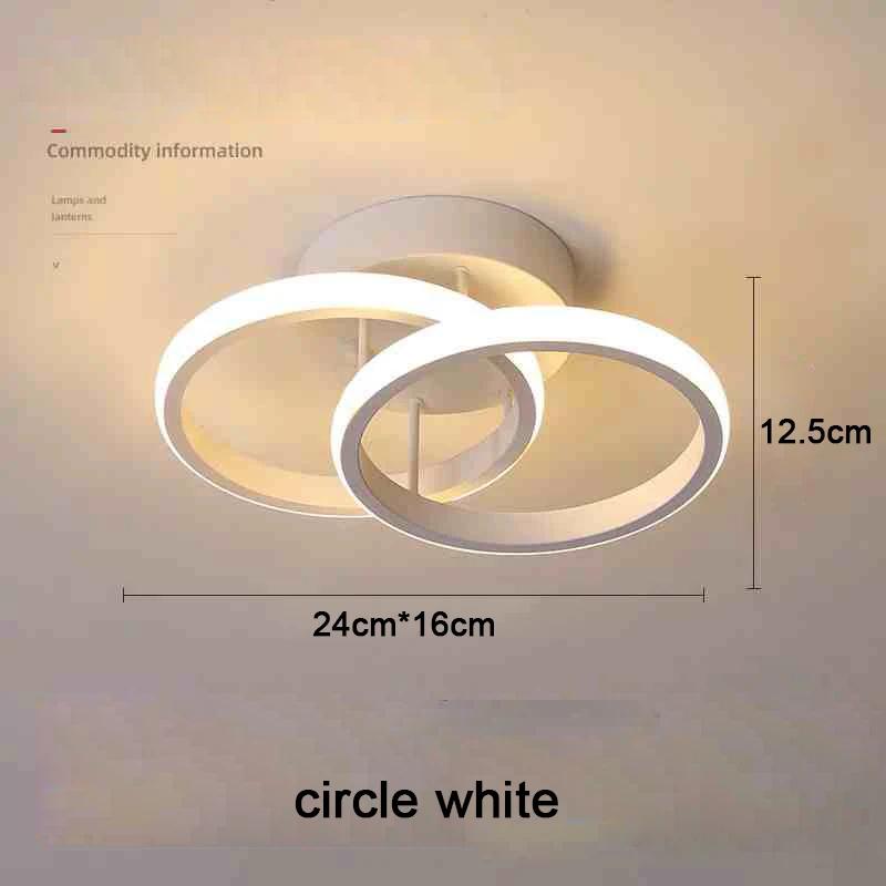 Modern LED Aisle Ceiling Lights Nodic Home Lighting Led Surface Mounted for Bedroom Living Room Corridor Light 3-color Lighting