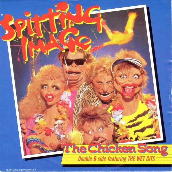 7inch Record SPITTING IMAGE - The Chicken Song SPIT1 VIRGIN 1986 UK Pop Used