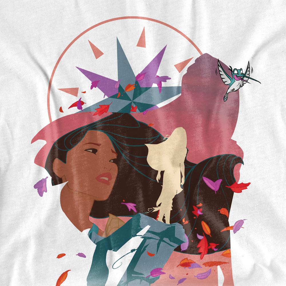 Pocahontas Unisex Adult Silhouette T-Shirt