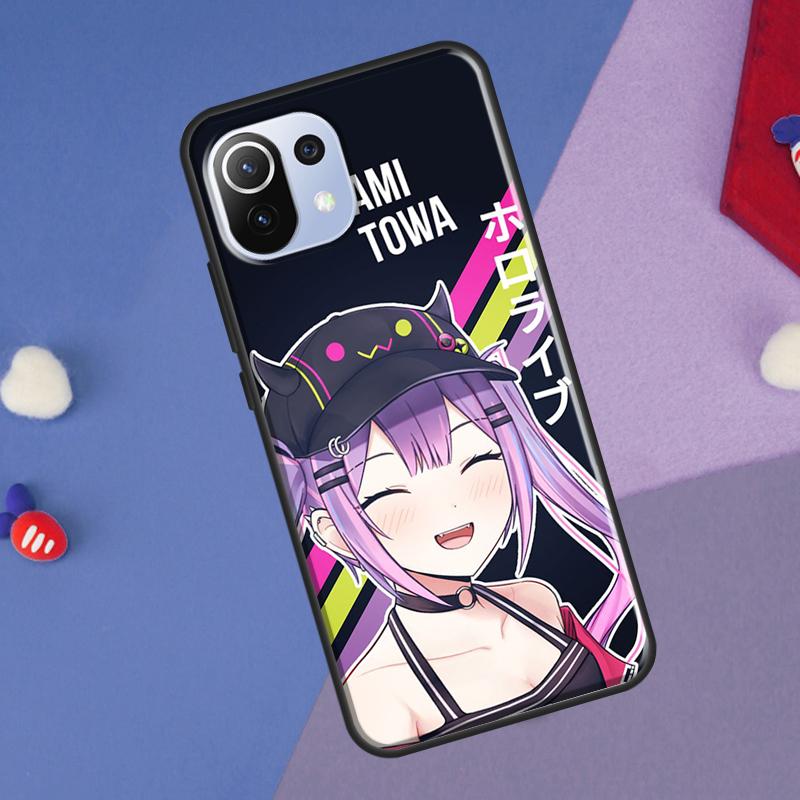 Tokoyami Towa Hololive Cover For Xiaomi 14 13 Ultra 11T 12T 13T 14T Pro POCO X7 Pro X3 X5 F3 F5 F6 M6 X6 Pro Case