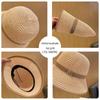 Women's Summer Face-Slimming Wide Brim Straw Bucket Hat