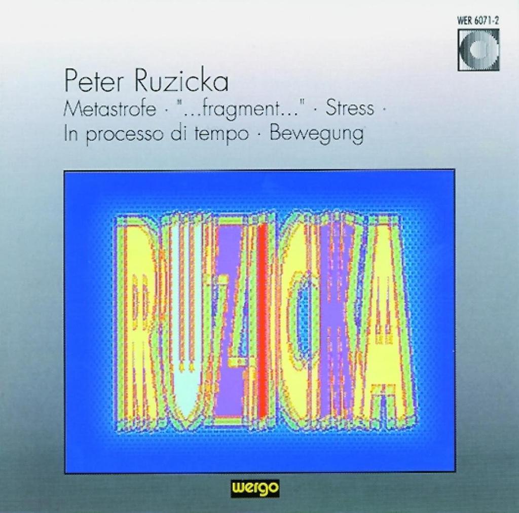 CD PETER RUZICKA, MICHAEL GIELEN, BERL - Ruzicka;Metastrofe  WER60712 Japan Classical Used