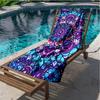 1 Stück Boho Mandala Strandtuch Einseitiger 2D-Druck Schnelltrocknendes Weiches Mikrofaserhandtuch für Strand Pool Spa Reise Dekoration Buntes Geschenk