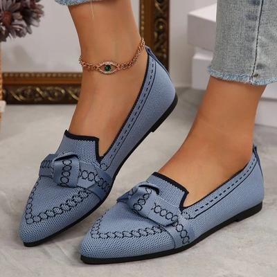 Women Flat Shoes New Women Slip On Breathable Comfortable Casual Pointed Toe Walking Lightweight Loafers Spring Shoes for Women