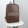 Business Computer Bag Simple Leather Backpack Fashion Joker Commuter Backpack College Students Travel Large Capacity Bag