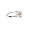 Bien Vetu Moissanite Heart Ring 1 Carat 925 Silver