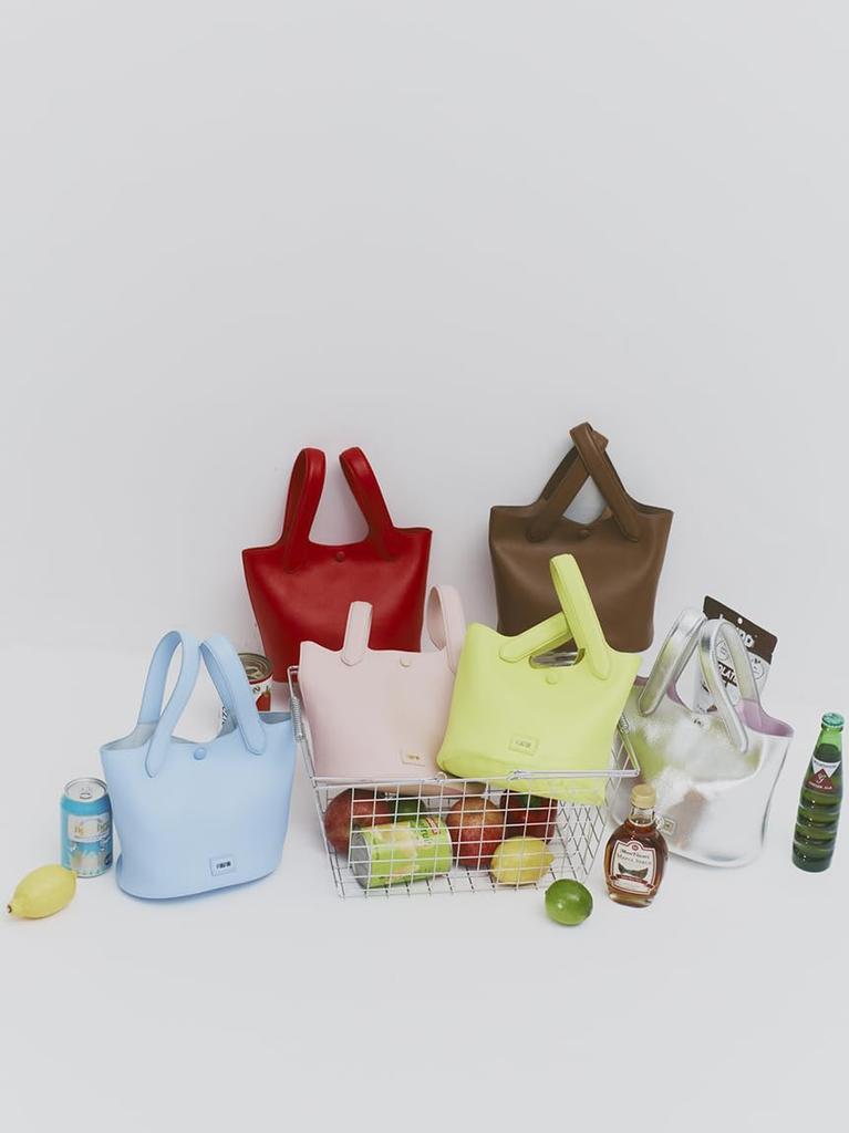 Furfur Logo Rimmed Bucket Bag RWGB255513 Lime Free Size Women's