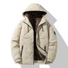 Parka invernali casual caldi giacche outdoor collo alto antivento abbigliamento maschile ispessito comodi cappotti di cotone