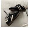 New Retro Color Matching Platform Casual Sports Board Shoes Large Size German Training Shoes In Autumn