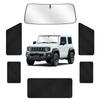 ZHMENG Magnetic Curtains for Suzuki Jimny Sierra Light Set of & JB64/JB74 - 99.9% Blocking, Front/Rear/Both Sides, 6.