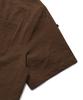 Connect Kinrock Loose Fit Seersucker Short Sleeve Shirt (Brown)