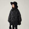 Girls' Double-Sided Long Warm Jacket Casual Girl Hooded Winter Clothes
