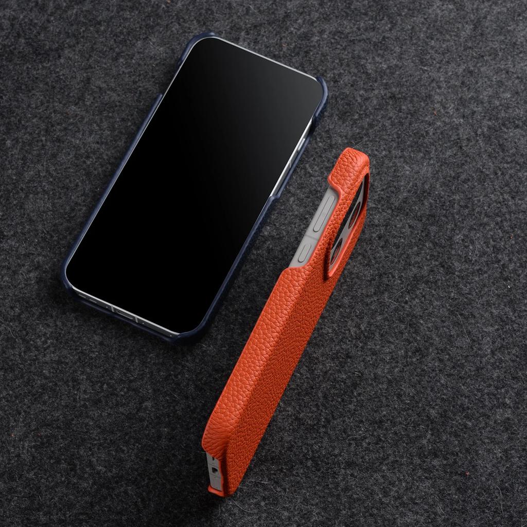 Custodia Melkco 100% Vera Pelle per Oneplus 15 Oneplus15 Modello Litchi Copri Telefono in Pelle di Mucca Rivestimento Interno in Microfibra Custodie