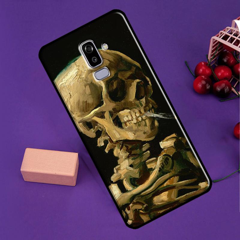 Gotisk Skalle För Samsung Galaxy M14 M34 M54 M56 M36 M16 M31 M11 M13 M53 M12 M32 M52 M35 M55 M15 M06 Fodral