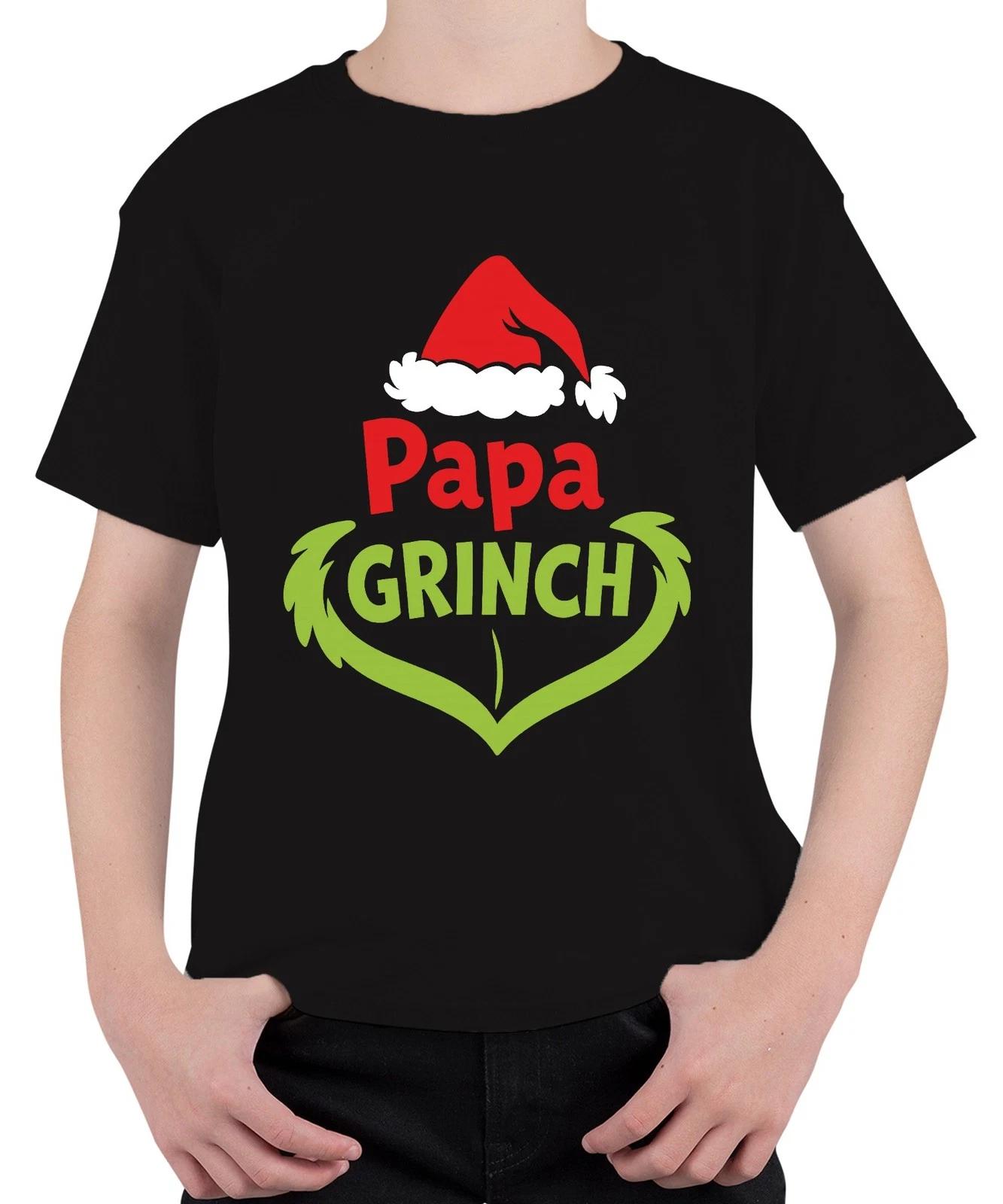 Papa Grinch Weihnachten Lustig Weihnachtsgeschenk Vater Geschenk Unisex Kinder T XXXXL