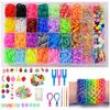 Rubber Bands Weaving Set DIY Toys Loom Craft Kid Bracelet Braid Silicone Elastic Weave Bands Gifts for Girls
