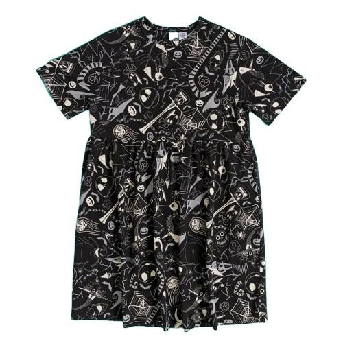 The Nightmare Before Christmas Womens/Ladies All-Over Print Smock Dress