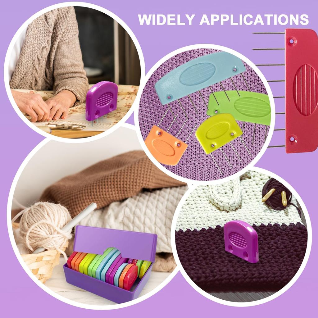 20Pcs Knit Blockers Pins Kit, Knit Blocking Combs for Crochet Knitting Blocking Board Mats, Crochet Blocking Pins for Crochet Projects Sewing Lace