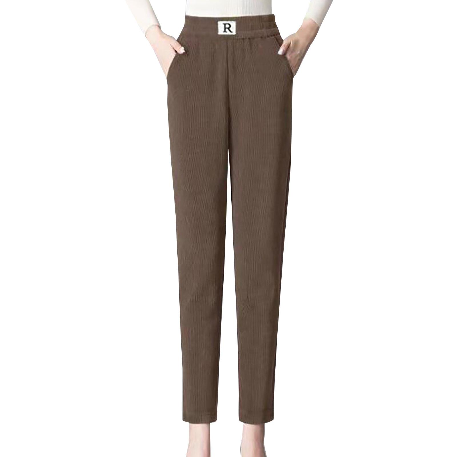 

Широкие брюки из синели для женщин, новые зимние плюшевые брюки для женщин, прямые повседневные брюки из овечьего бархата для женщин XXXL хаки