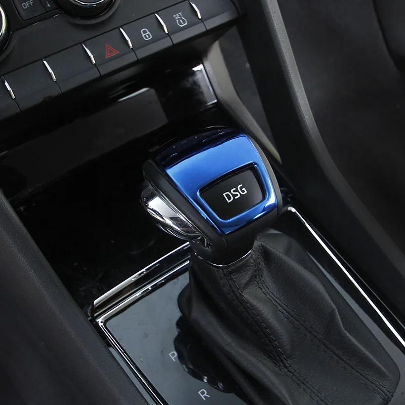 Stainless Steel Car Gear Shift Knob Cover Sticker Moulding Trim for Skoda Kodiaq GT 2017 2018 2019 2020 2025 2025 2025 Styling