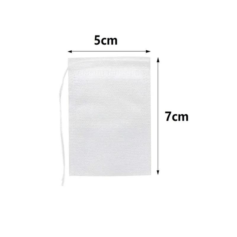 Disposable Teabags Non-woven Fabric Tea Filter Bags for Coffee Spice Tea Bag with Empty Tea Bags With Strings Nylon Filter Bag