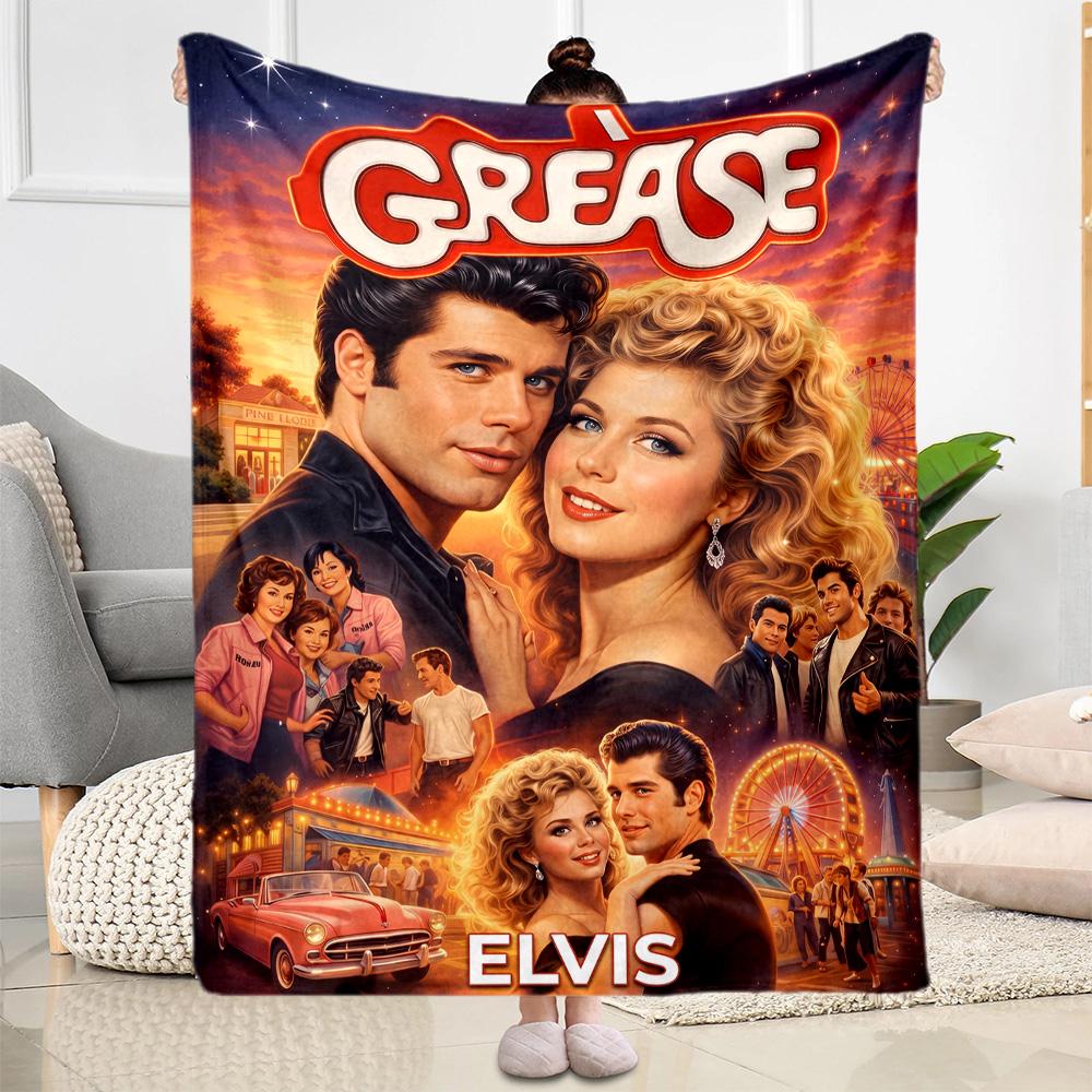 Elvis Presley Performance Blanket Soft & Cozy Perfect for Seaside Office Livingroom All-Season Use Digital Print Perfect Gift for Relatives and Friend