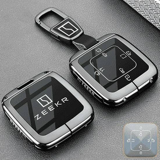 Custodia Bluetooth Intelligente per Chiave Zeekr: Compatibile con 001, 007, 009, Zeekr X Nuovo Modello NFC Guscio Maschile Fibbia