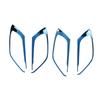 Fit For Mazda CX-5 CX5 2017-2024 Blue Titanium Inner Door Handle Frame Trim 4PCS