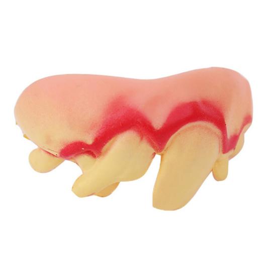 4Pcs/Set Halloween Fake Teeth Buckteeth Braces Cosplay Party Prank Trick Toy