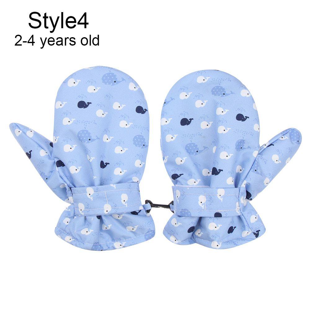 Gants de Ski pour enfants, coupe-vent, imperméables, à manches longues, mitaines, Snowboard