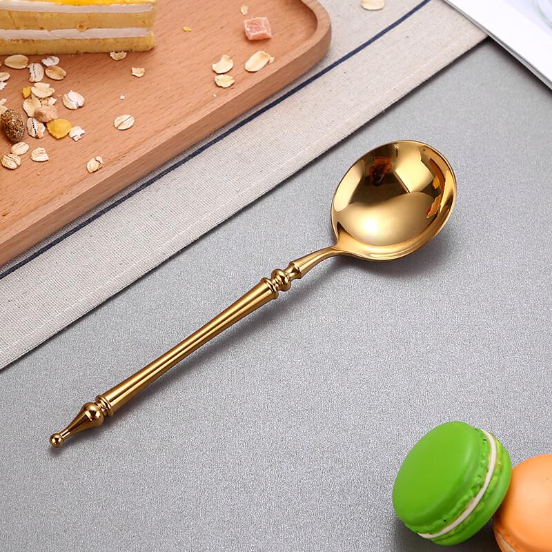 Abay 304 Stainless Steel Gold Teaspoon Set