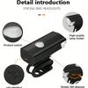 Bicycle Headlight Usb Charging Night Bike Tail Super Light Warning Light Outdoor Mountain Bike Front And Rear Lights