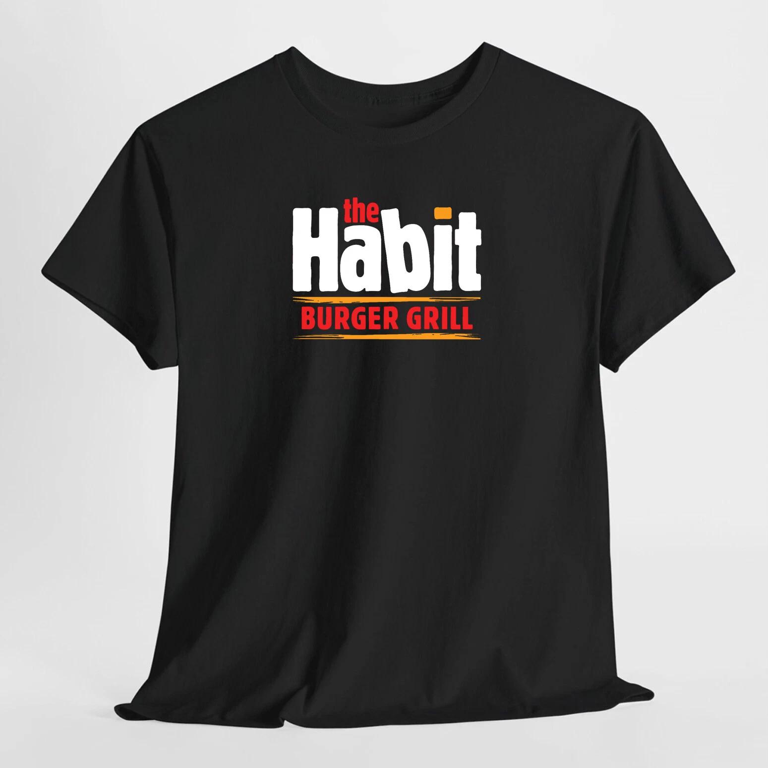 New The Habit Burger Grill T shirt Logo Many Colors Size S to 5XL Made in USA 3XL