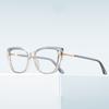 TR90 Anti Blue Light Reading Glasses Fashion Gradient Designer Eyewear Spring Legs Frame +1.5 +0.75
