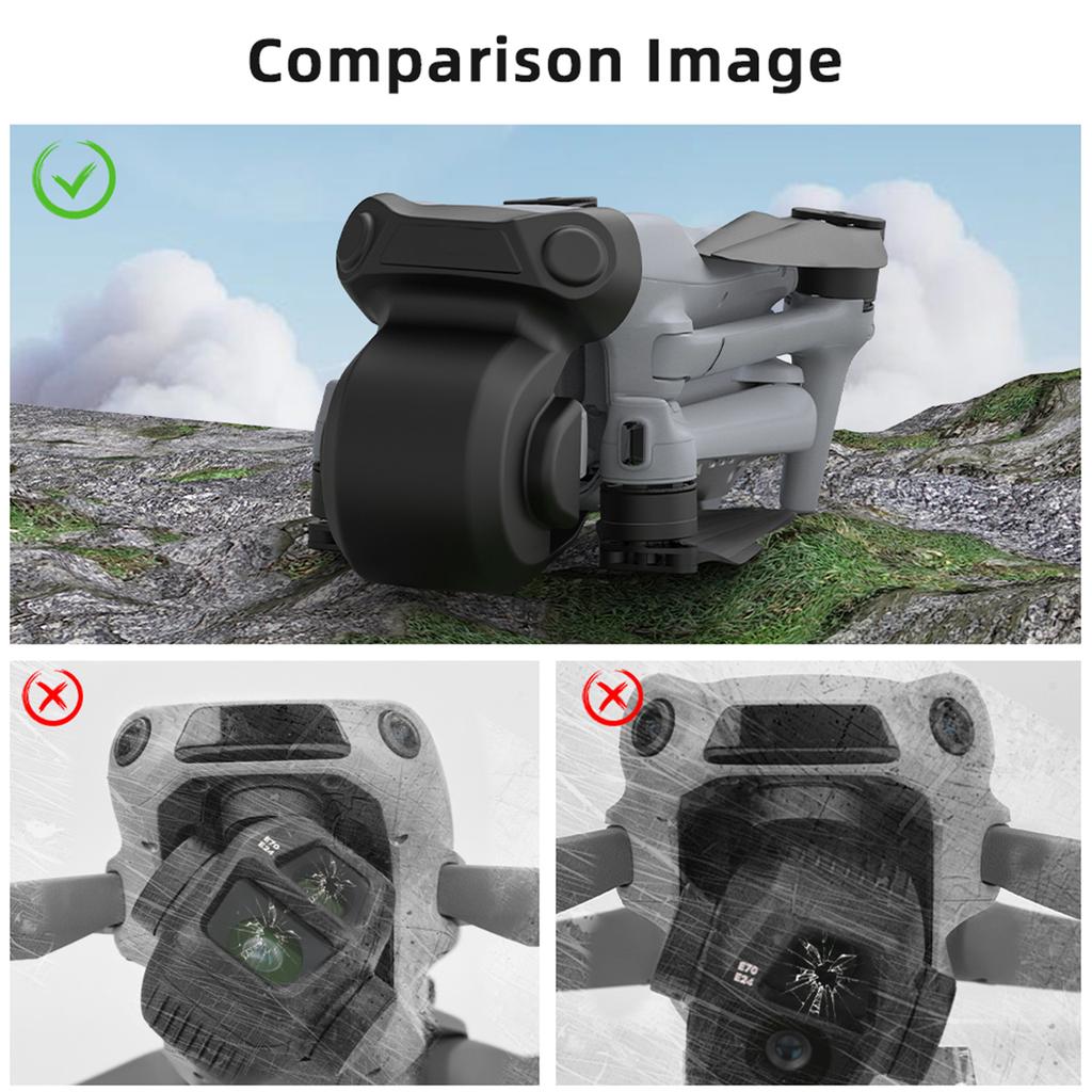 Lens Caps for AIR 3S Drones Protections Cover Dust-proof Caps Gimbals Guards Quadcopter Protectors Accessory
