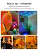 Net Celebrity Water Ripple Atmosphere Lamp – Desk, Floor, and Bedroom Night Light with Sunset Effect. Perfect Gift for Live Broadcast Rooms.