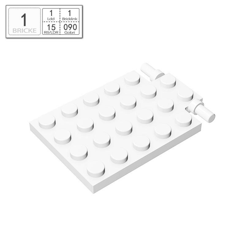 BRICKE 4x6 Trap Plate Compatible with Lego 92099 MOC Building Blocks Individual Piece