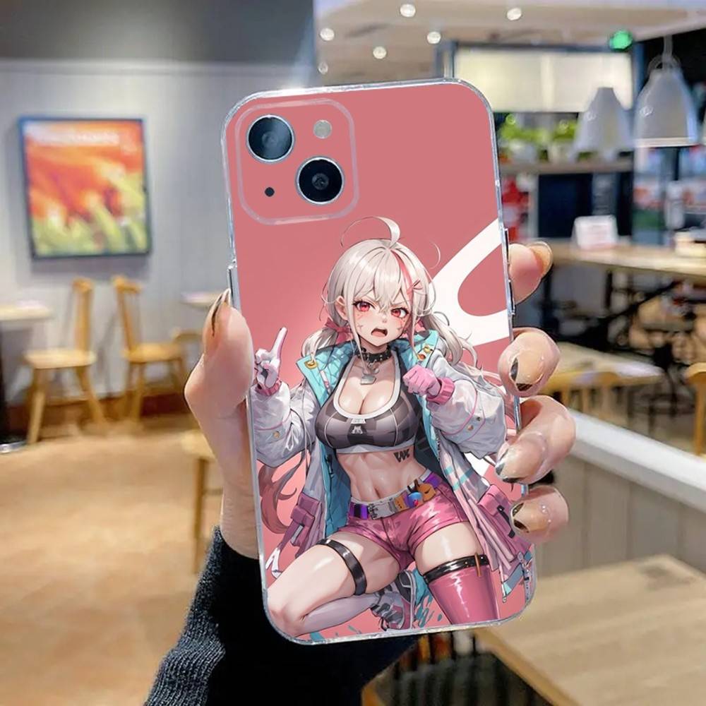 

Game N-NIKKES Phone Case For iPhone 16,15,14,13,12,11 Pro,Max,Plus,X,XS,XR,SE,Mini Transparent Silicone Soft iPhone16promax