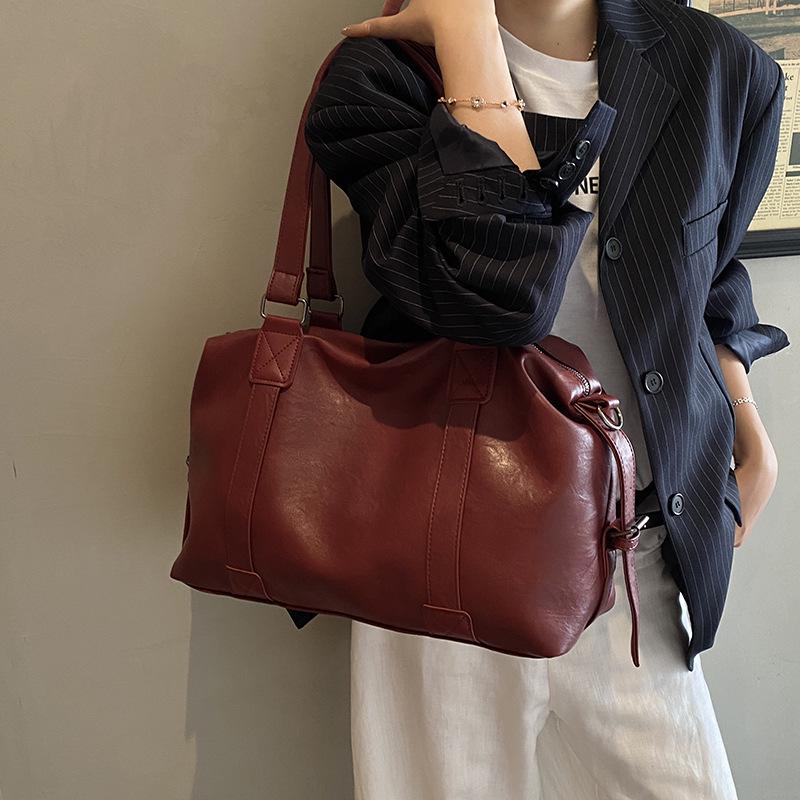 Wysokiej klasy torba crossbody w stylu retro o dużej pojemności dla kobiet - Kolekcja Jesień/Zima 2025