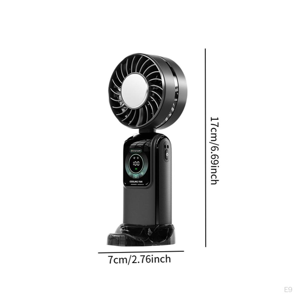 Cooling Fan 100 Adjustable Speed Quiet Desk Table with LED Display Portable for Fitness Camping