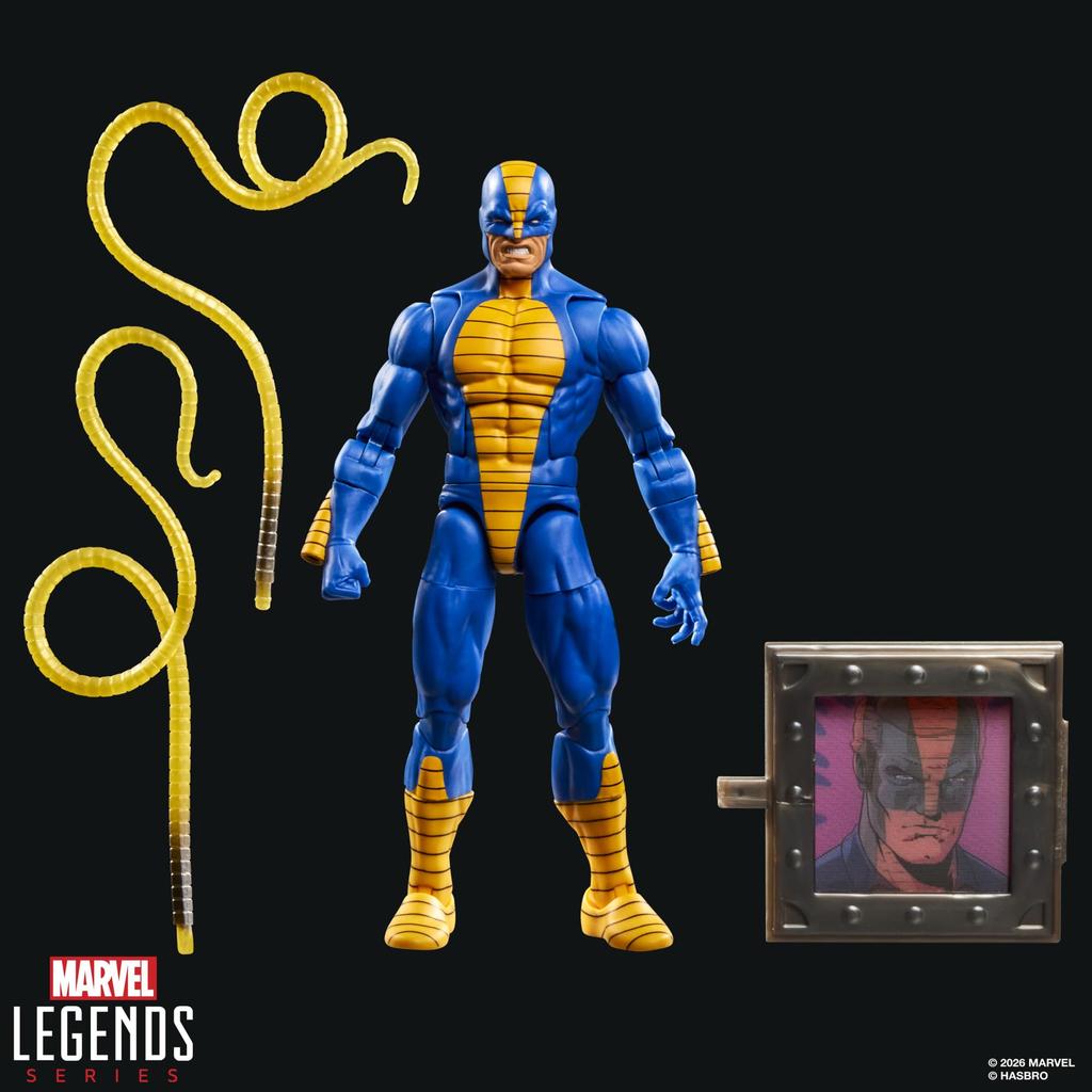 Hasbro Marvel Legends Series Constrictor 6-Inch Action Figure with Shield Retro Marvel Comics Secret Wars G2415