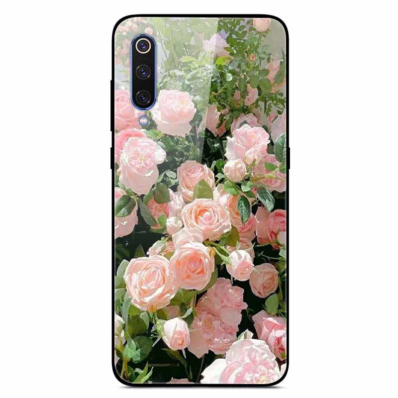 For Xiaomi Mi A3 Cases Luxury Tempered Glass Space Phone Covers for Xiaomi MI 9 Lite Case 9lite MiA3 Hard Back Shell Protective