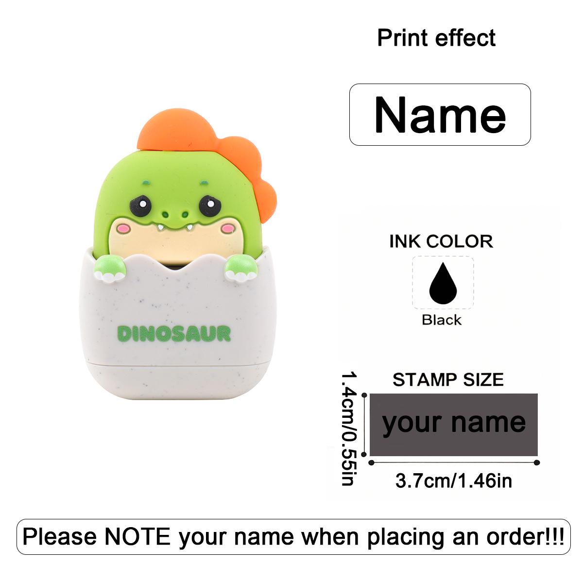 Custom Name Stamp For Kids Signature Customized Name Stamp Clothing Label For Kindergarten Waterproof Ink Personalized Name Seal