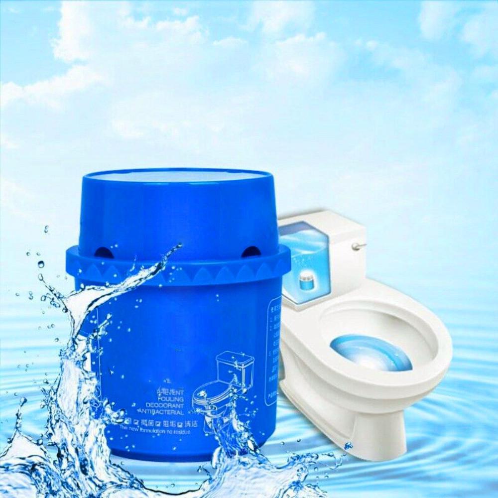 

1 шт. очиститель унитаза, автоматический очиститель унитаза, очиститель унитаза с пролонгированным высвобождением для дезодорации и удаления накипи 1pc синий
