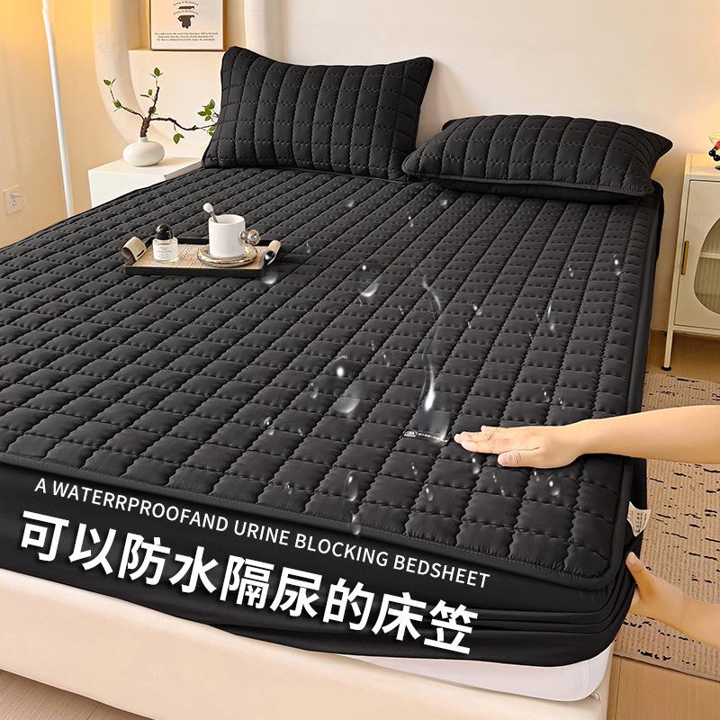 A-Class Antibacterial Quilted Waterproof Incontinence Mattress Protector Cover, Simmons Fitted Sheet, Universal Four Seasons.
