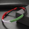 LIKGREAT Hot Palestine Flag Color Bracelets for Men Women Fashion Handmade Braided String Thread Robe Adjustable Jewelry Gifts