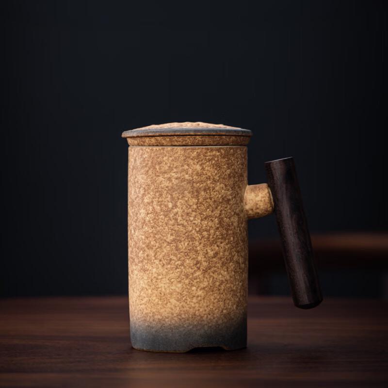 OLOEY Ceramic Tea Infuser Mug with Lid