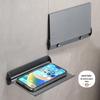 Foldable Wall-Mounted Space Aluminum Phone Shelf
