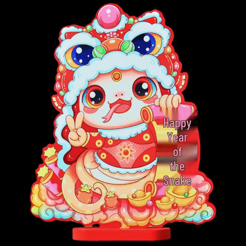 Kodenor Wooden Zodiac Snake Desktop Decoration Set