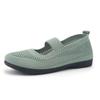 Old Beijing cloth shoes women's summer new breathable sandals soft-soled mother shoes hollow flying woven medium and old women's shoes
